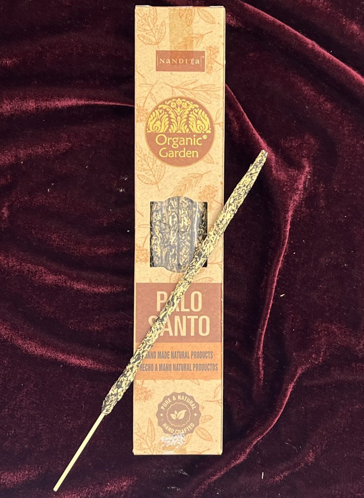 Encens Naturel Relaxant de palo santo organic garden