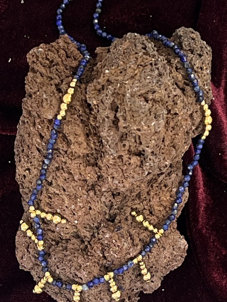 Collier pierre naturelle Lapis lazuli