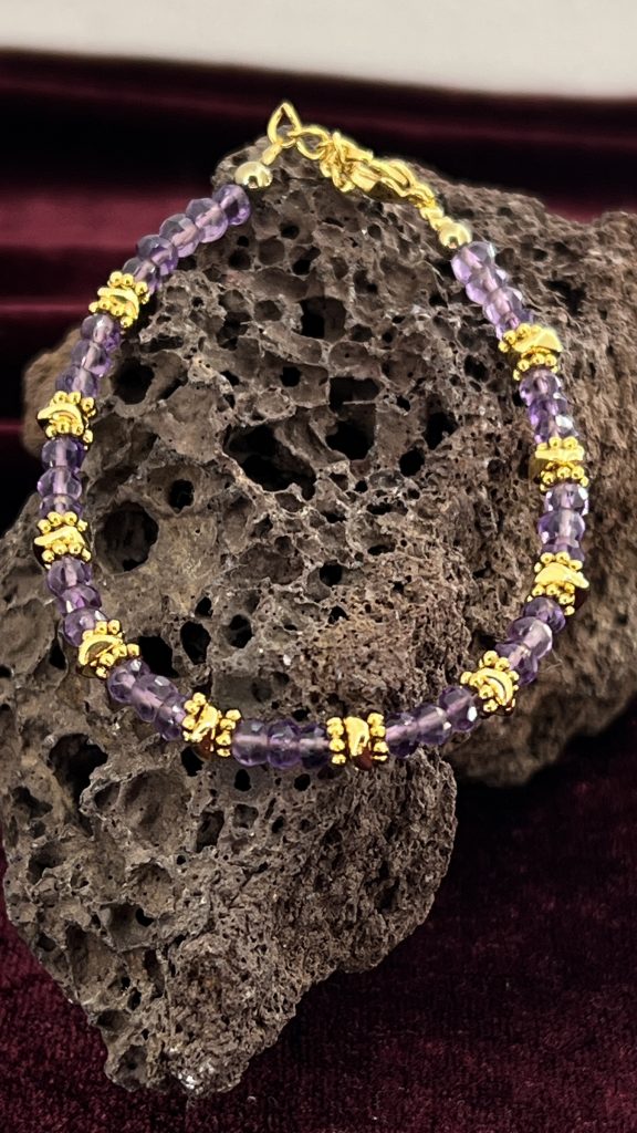Bracelet Chikitsa amethyste naturelle