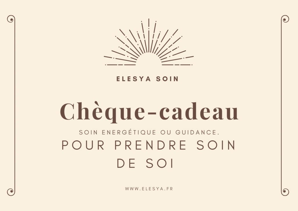 Bon cadeau soins, guidance et coaching