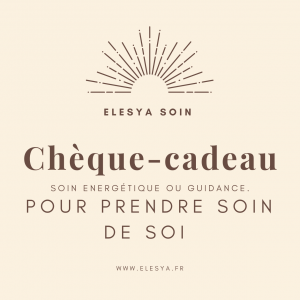 Bon cadeau soins et guidance